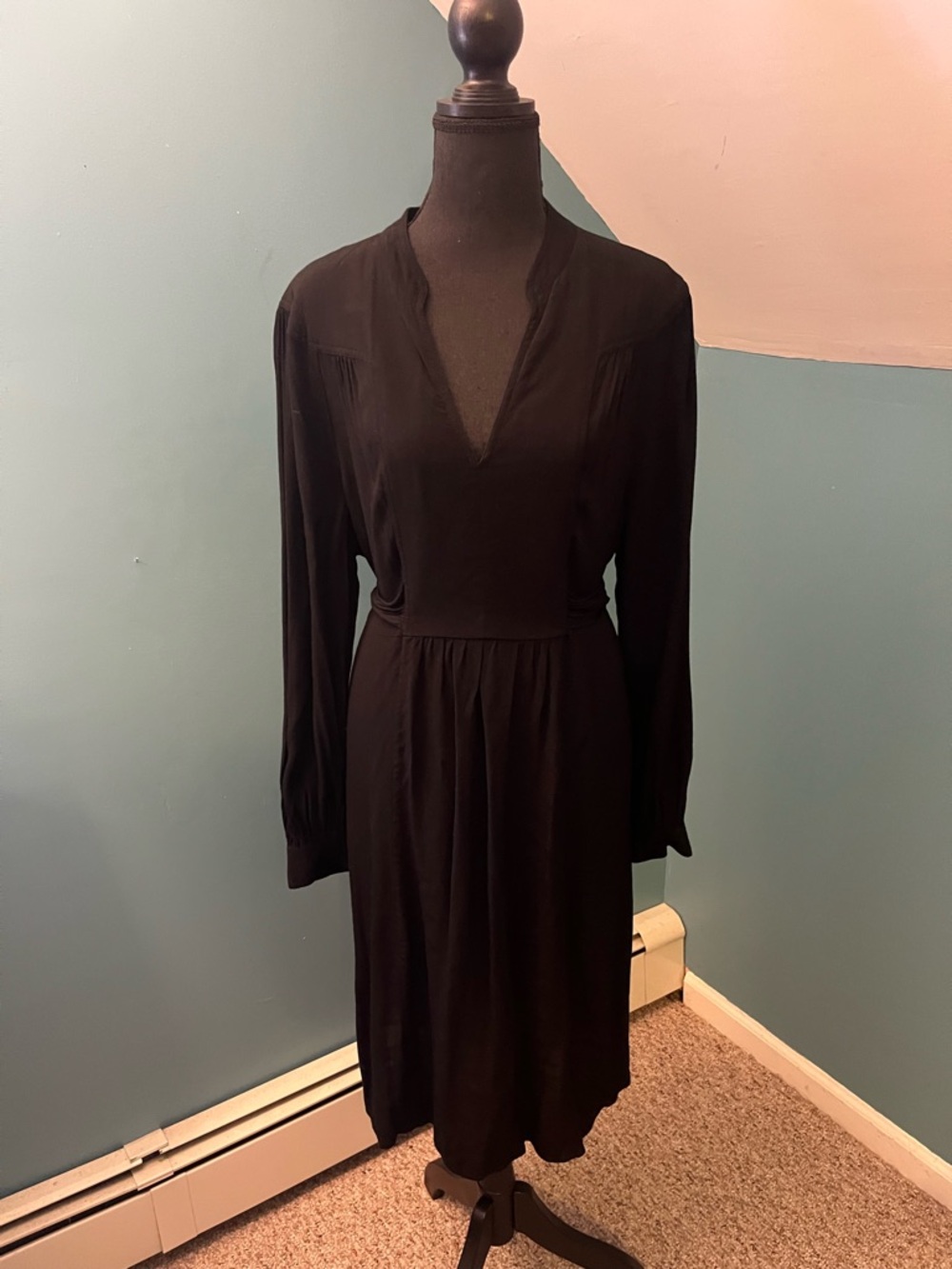 Boden Black Long Sleeve Dress Size 14R